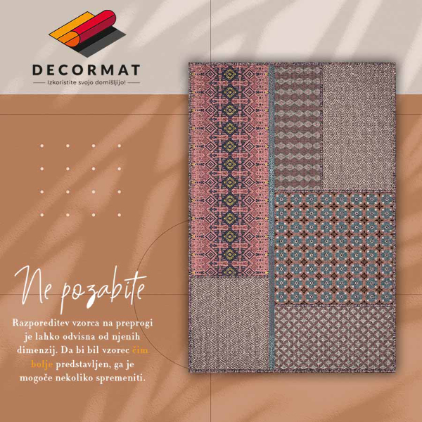 Teppich auf pvc Mischung von Designs