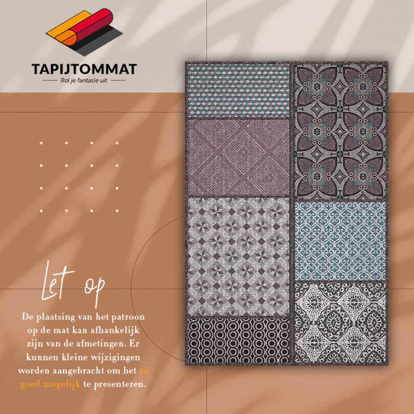 Vinyl teppich Verbindung von Designs