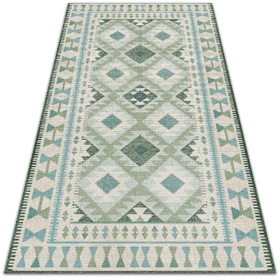 Teppich auf pvc Grüne Rhombus