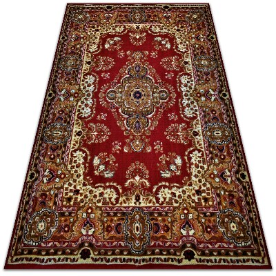 Teppich auf pvc Schöne persische Details Design