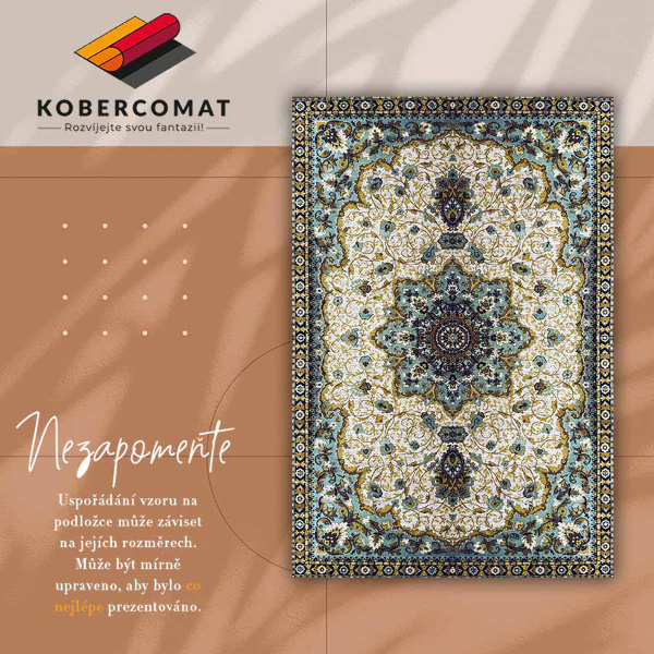 Teppich auf pvc Persische Ornamente