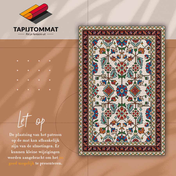 Teppich pvc Floristisches Mosaik