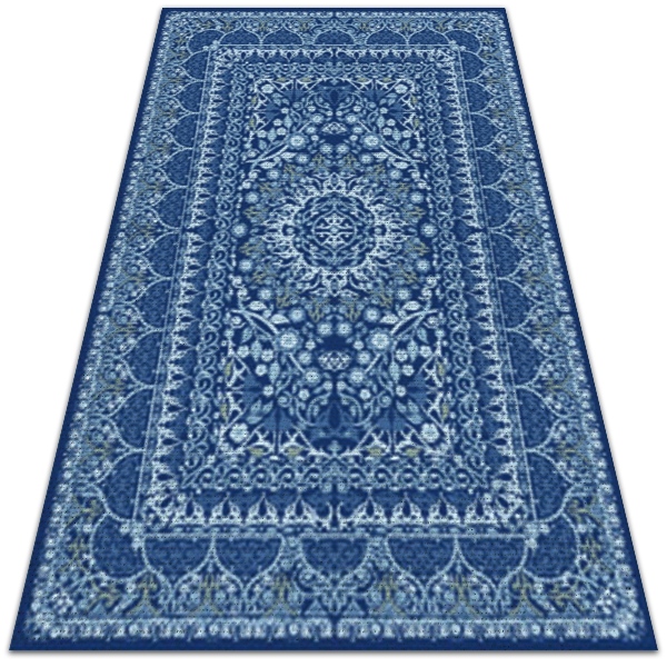 Teppich pvc Blauer alter Stil