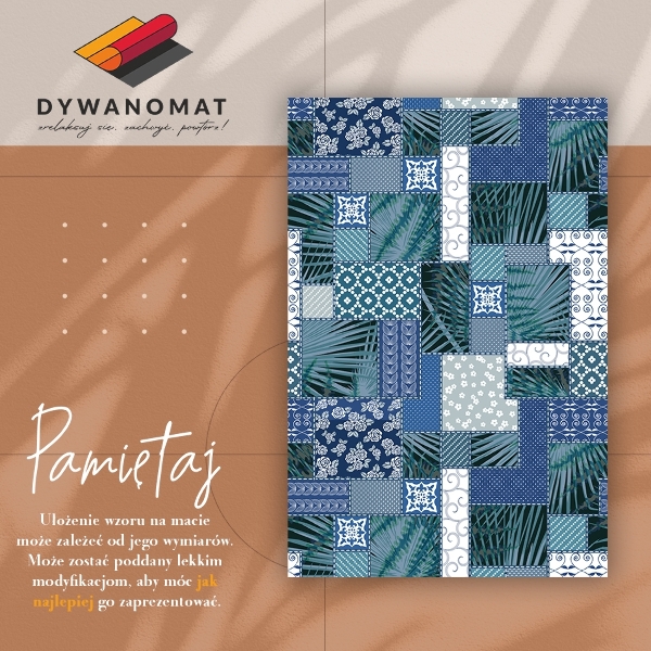 Pvc teppich Tropisches Patchwork