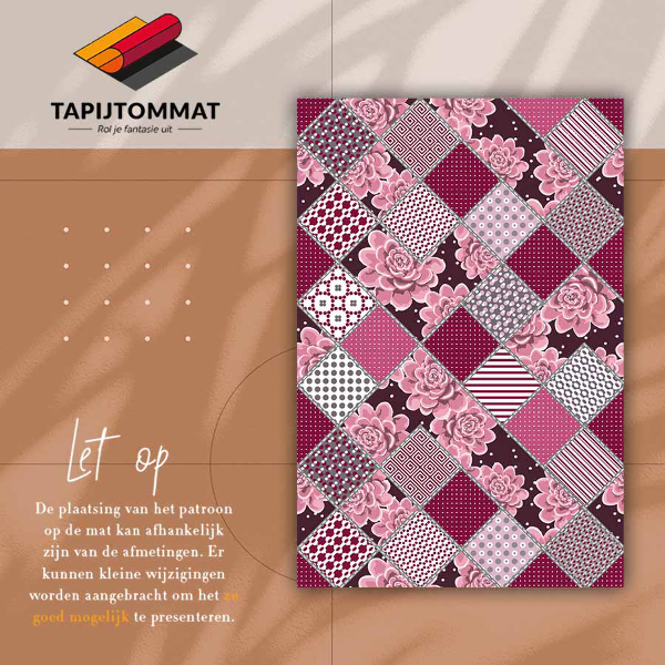 Teppich auf pvc Sukkulenten Collage