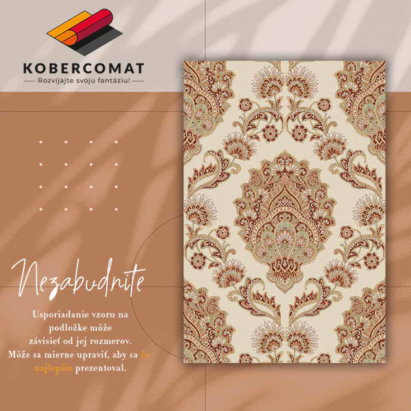 Vinyl teppich Paisley-Stil