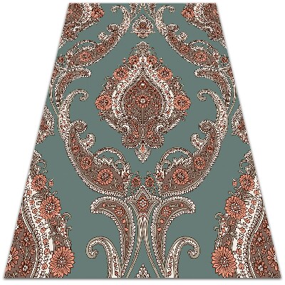 Teppich auf pvc Paisley-Vintage