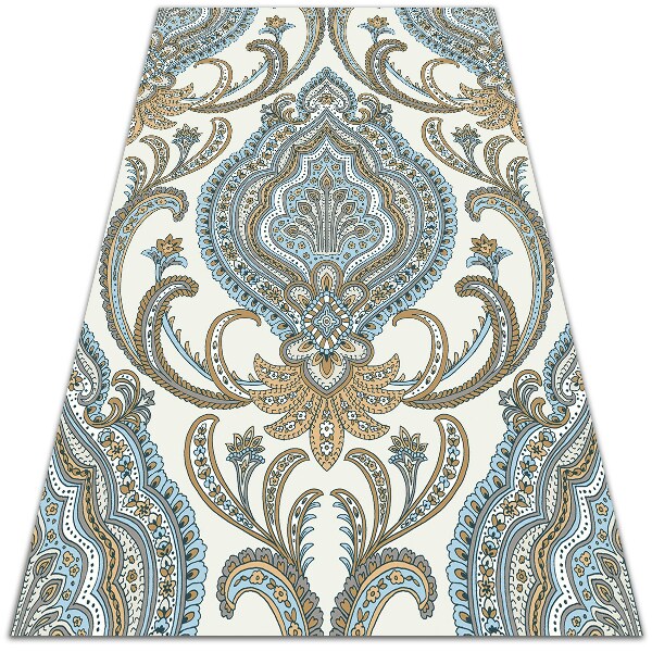 Teppich auf pvc Paisley Texture
