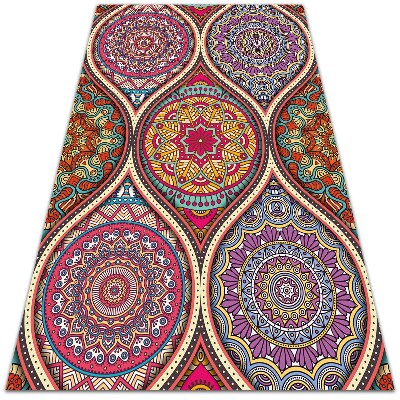Teppich auf pvc Bunte Mandala