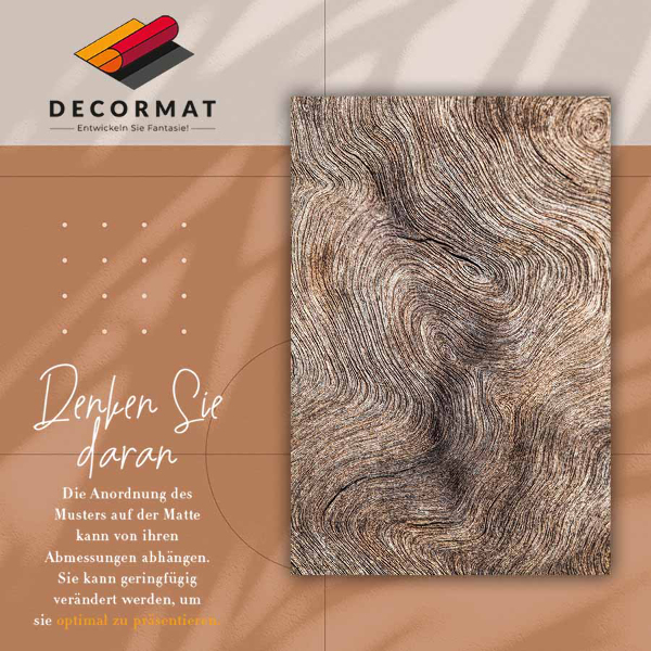 Teppich auf pvc Holzgläser