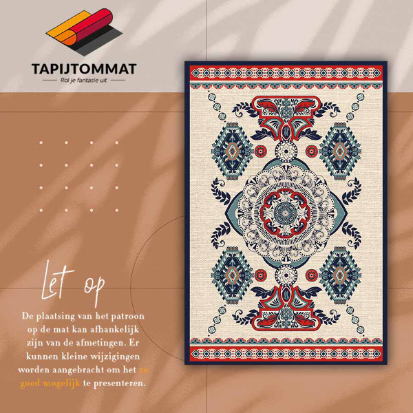 Vinyl teppich läufer Hindu-Geometrie