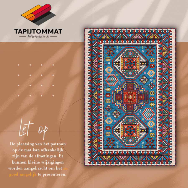 Teppich auf pvc Klassisches Mosaik