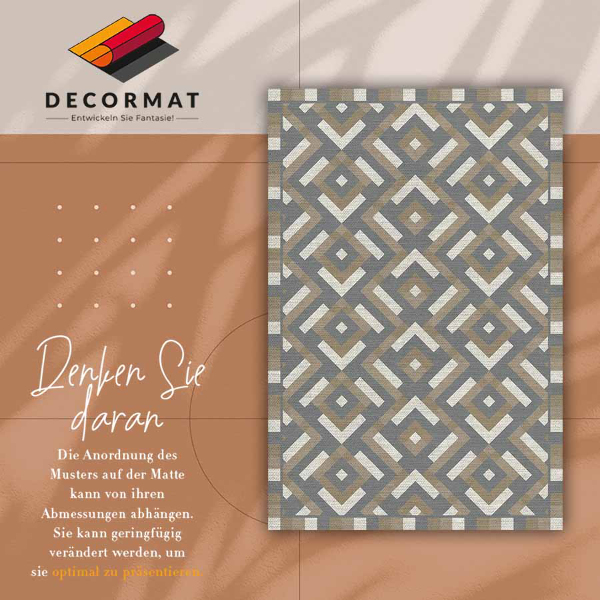 Pvc teppich Aztekische Geometrie