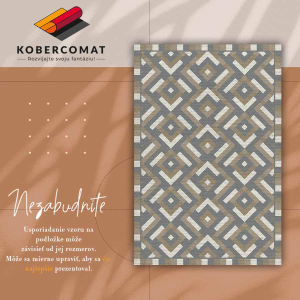 Pvc teppich Aztekische Geometrie