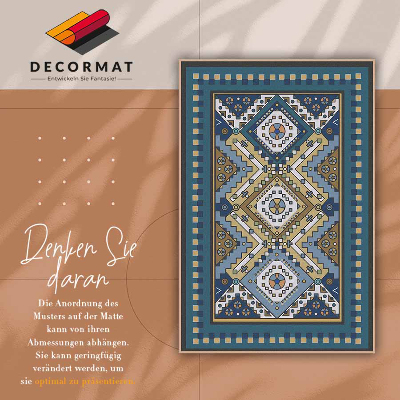Vinyl teppich läufer Marokkanische Muster