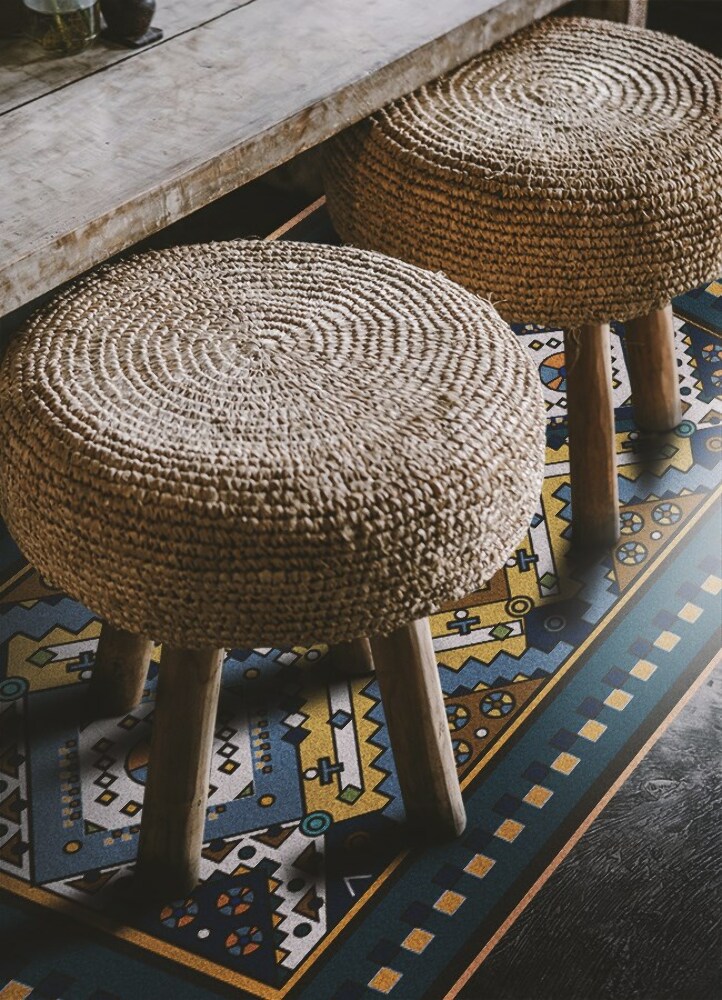 Vinyl teppich läufer Marokkanische Muster - Decormat