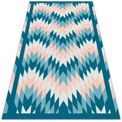 Teppich auf pvc Geometrisches Chodel