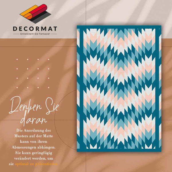 Teppich auf pvc Geometrisches Chodel