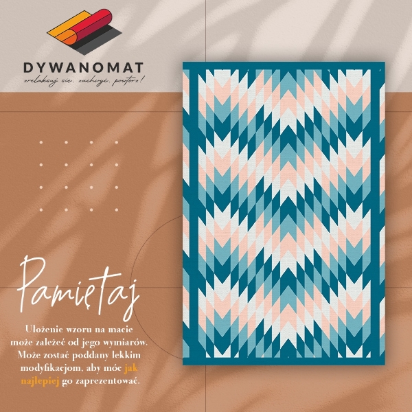 Teppich auf pvc Geometrisches Chodel