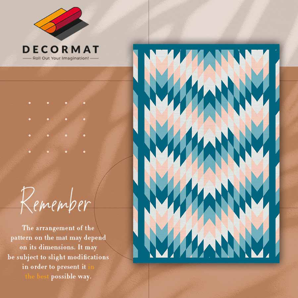 Teppich auf pvc Geometrisches Chodel