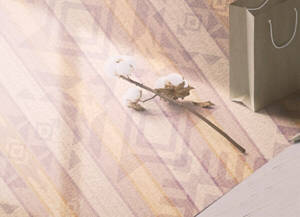 Vinyl teppich Indische Geometrie