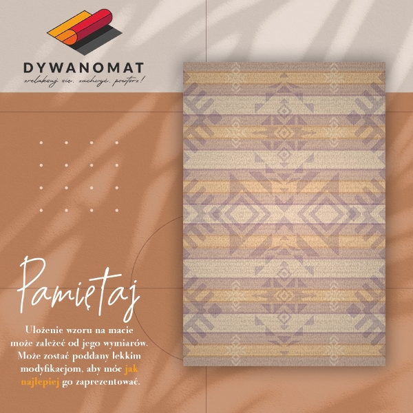 Vinyl teppich Indische Geometrie