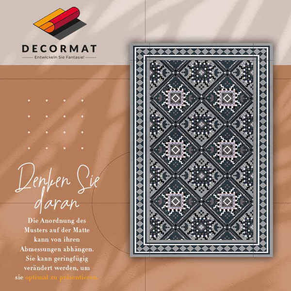 Teppich auf pvc Arabische Geometrie