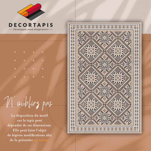 Vinyl teppich Arabische Geometrie