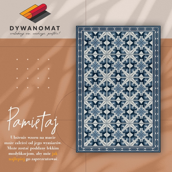 Teppich auf pvc Geometrische Romanen