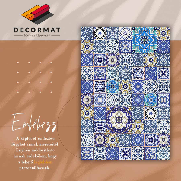 Vinyl teppich Spanische Blumen