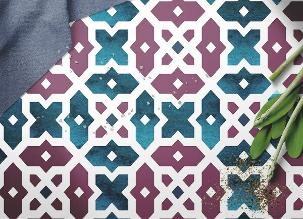 Teppich pvc Geometrische Formen