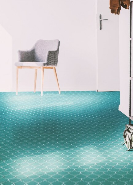 Vinyl teppich Geometrische Schuppen