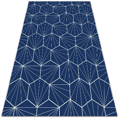 Pvc teppich Hexagona