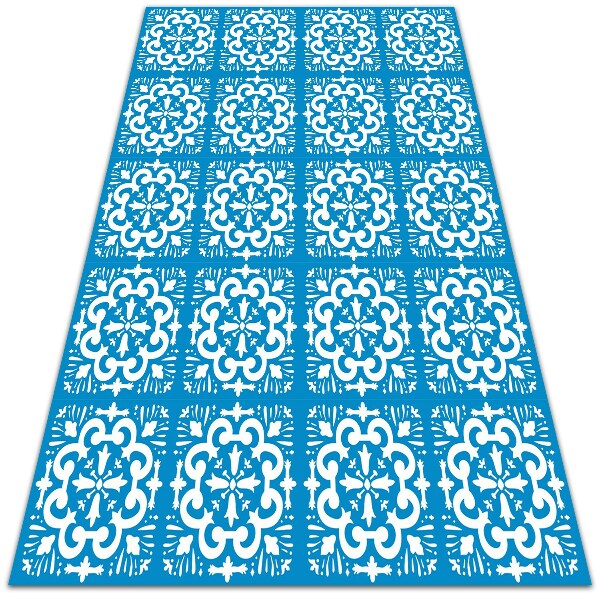 Teppich auf pvc Portugiesische Fliese