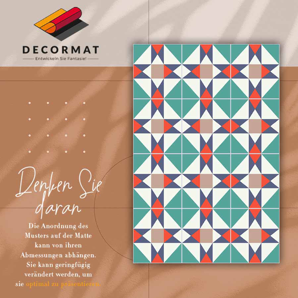 Vinyl teppich Spanische Fliesen