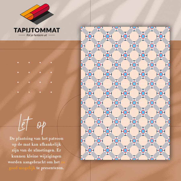 Vinyl teppich läufer Marokkanische Rhombus