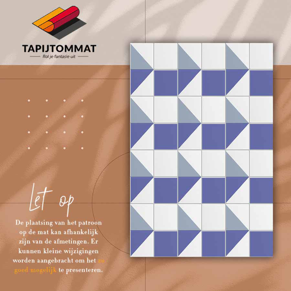 Teppich auf pvc Aquarellformen