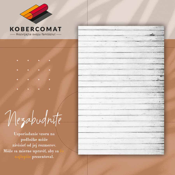 Vinyl teppich läufer Horizontale Boards