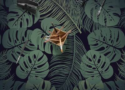 Teppich auf pvc Tropische Blätter