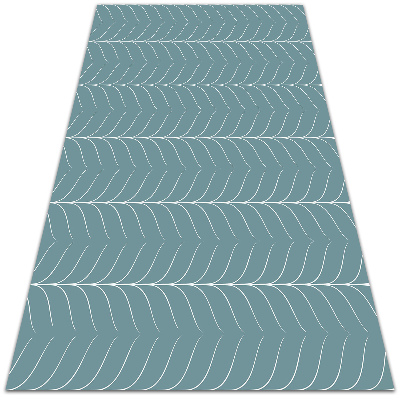Vinyl teppich läufer Abstrakte Form