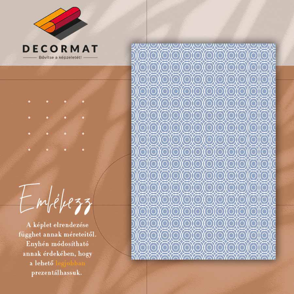 Teppich pvc Wiederholbare Kreise