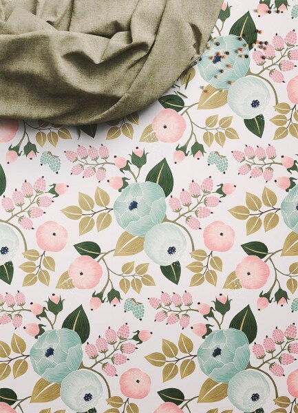 Teppich pvc Blume