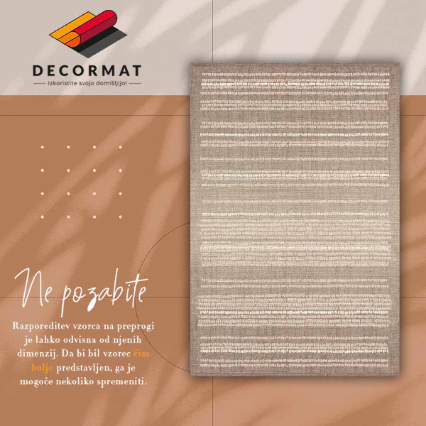 Pvc teppich Beige Stoff