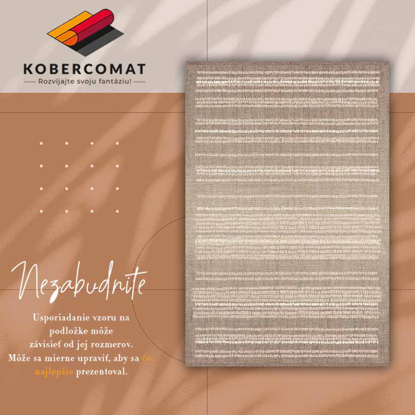 Pvc teppich Beige Stoff