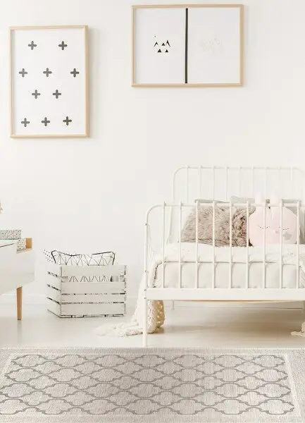 Teppich auf pvc Marokkanisches Design