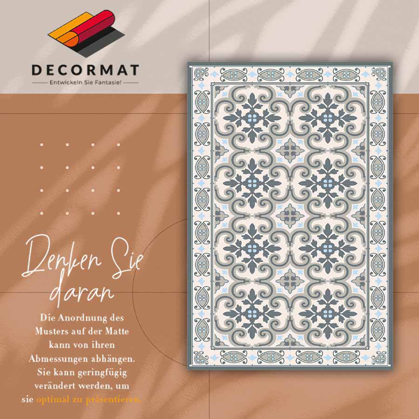 Pvc teppich Talavera-Muster