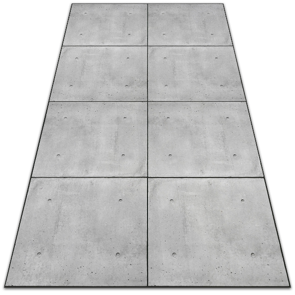 Teppich auf pvc Betonplatten