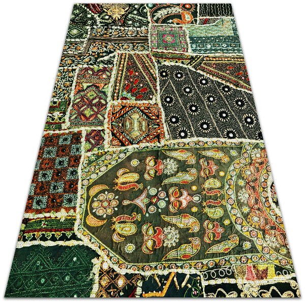 Outdoor teppich Patchwork in einem türkischen Stil