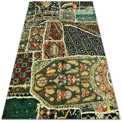 Outdoor teppich Patchwork in einem türkischen Stil