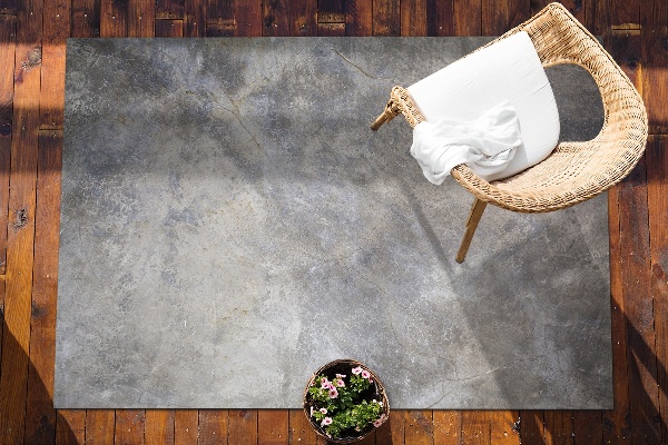 Gartenteppich Crackter Beton